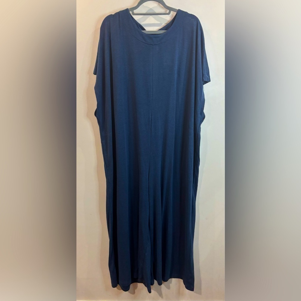 FREE PEOPLE BEACH Sz M-L Very Oversized Jumpsuit Wide Leg NEW WITH TAG